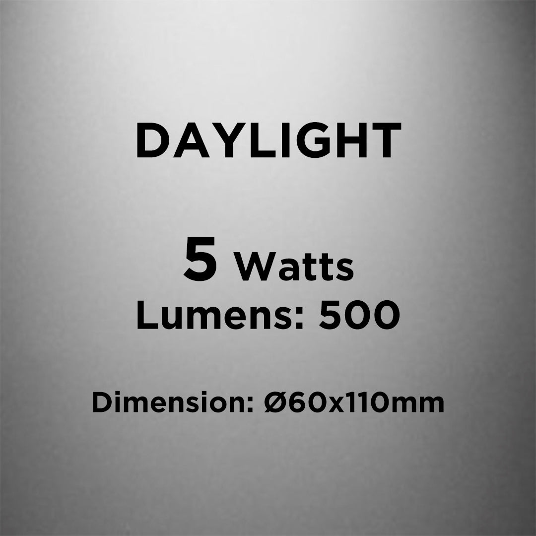 【2 Pcs】SOFTGLO LED E27 Bulb 5W 7W 12W 15W 18W Color Temperature: 6000K Daylight