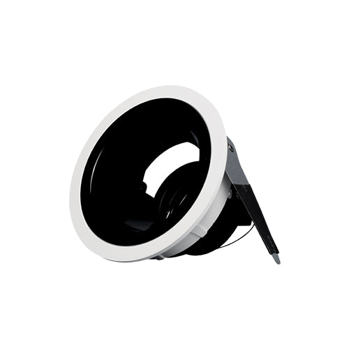VIVIDO (AB0328-BC) Recessed Adjustable Downlight White Trim/Black Mirrorized Reflector