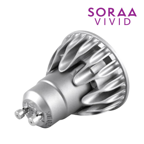 SORAA VIVID MR16 GU10 7.5W / 9.5W Color Temp: 2700K / 3000K / 4000K Beam Angle: 10 / 25 / 36 / 60